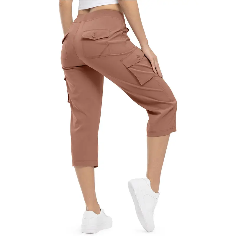 ✨Women’s Loose-Fit Lightweight Quick-Dry Capri Pants with Pockets — Perfect for Summer Travel and Hiking