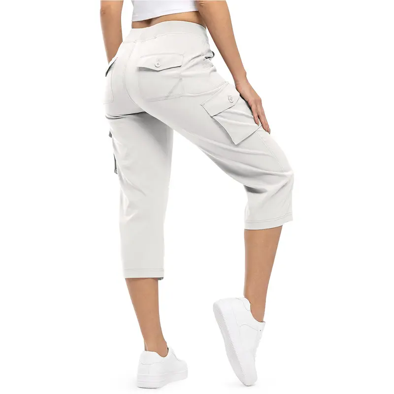 ✨Women’s Loose-Fit Lightweight Quick-Dry Capri Pants with Pockets — Perfect for Summer Travel and Hiking