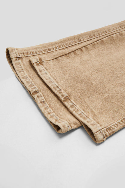Wash Flap Pocket High Rise Bootcut Cargo Pants