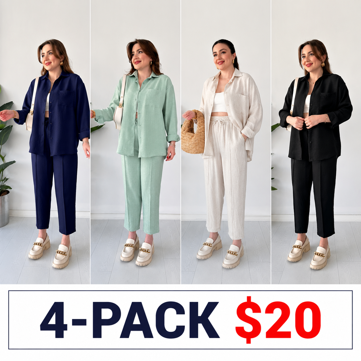 Linen Two-Piece Set