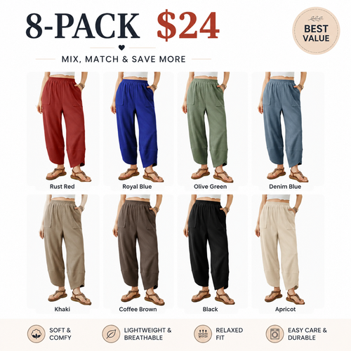 Womens Baggy Wide Leg Pants