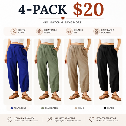 Womens Baggy Wide Leg Pants