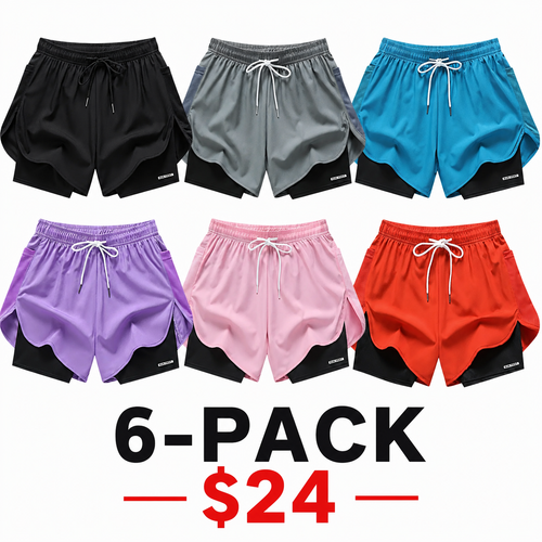 Women's Female 3-Pack 2-in-1 Running Shorts