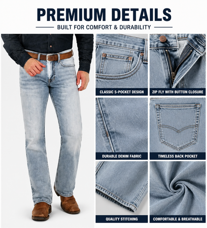 Men's Stretch Slim Straight Jeans