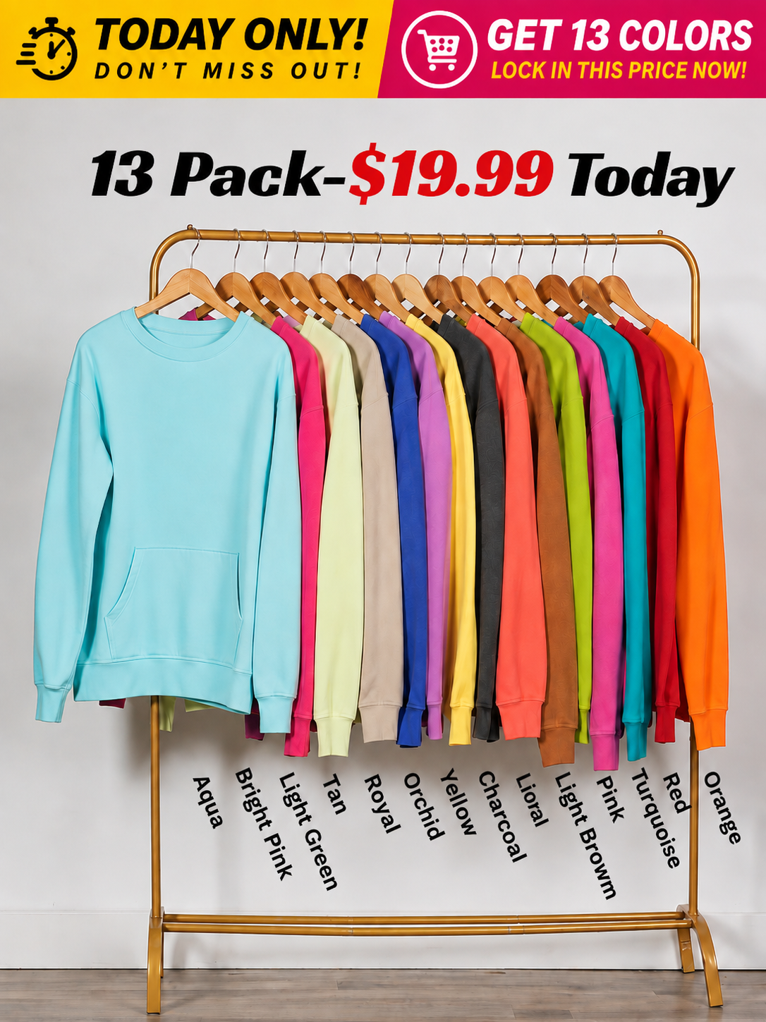🔥Back by Popular Demand! Pigment Dyed Cozy Campfire Crewneck Sweatshir