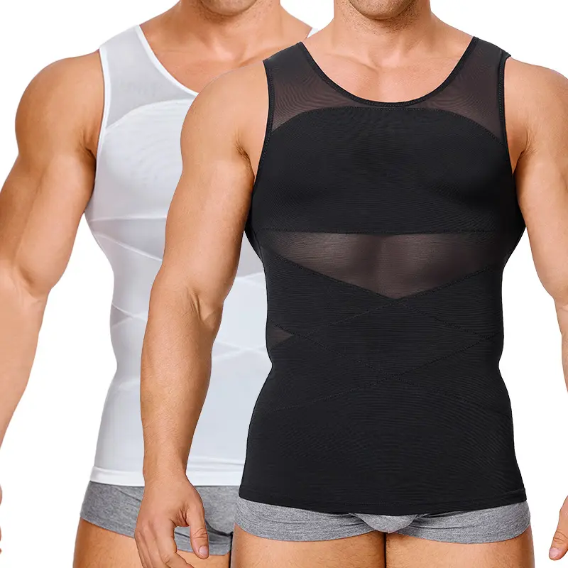 Men's Compression High Stretch Tummy Shapewear Tank Tops