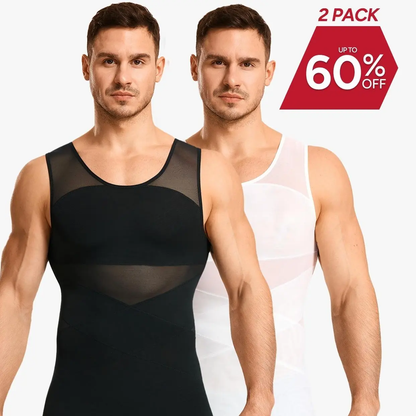Men's Compression High Stretch Tummy Shapewear Tank Tops