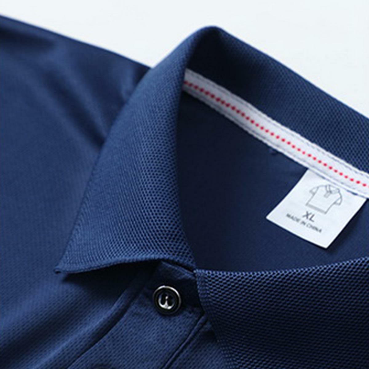 Four-piece men’s casual set featuring a long-sleeve quick-dry polo shirt for golf and tennis