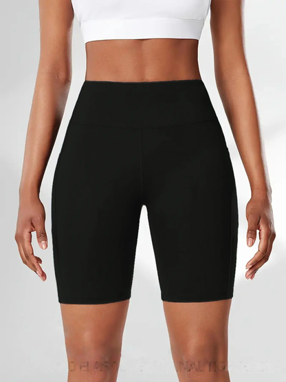 5pcs High Waist Athletic Yoga Shorts
