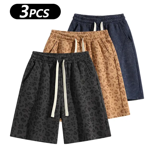 Men's Cotton Blend Sweat Shorts Casual Athletic Lounge Shorts with Pockets
