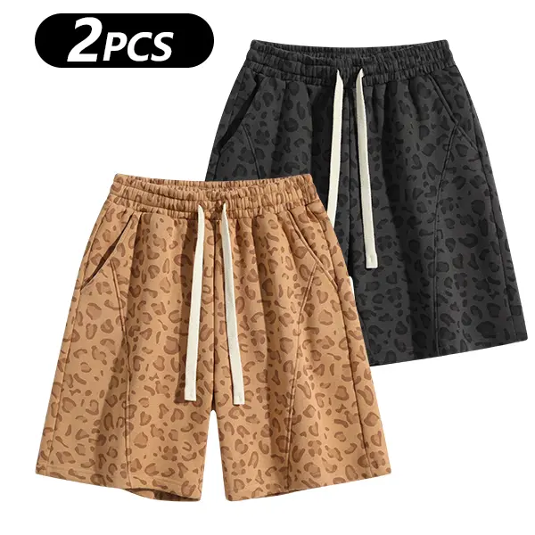 Men's Cotton Blend Sweat Shorts Casual Athletic Lounge Shorts with Pockets