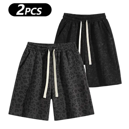 Men's Cotton Blend Sweat Shorts Casual Athletic Lounge Shorts with Pockets