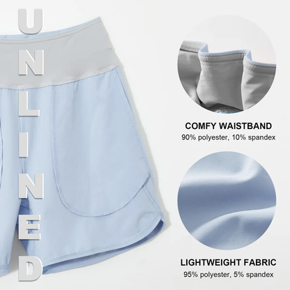Women's High-Waist Quick Dry Athletic Shorts (3"/5"/7" Inseam)