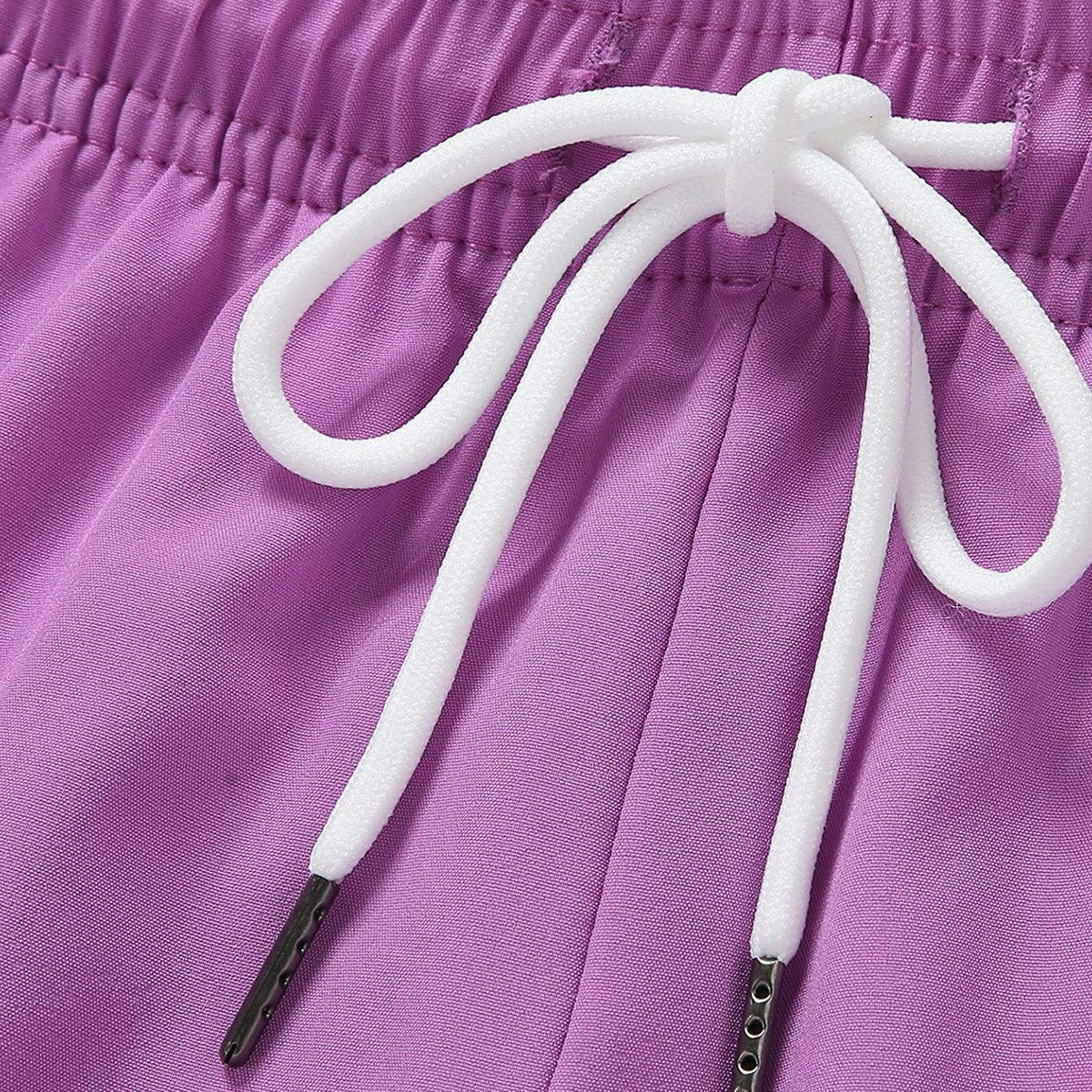 8-pack women’s casual athletic shorts with built-in liner