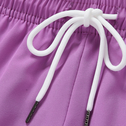 8-pack women’s casual athletic shorts with built-in liner