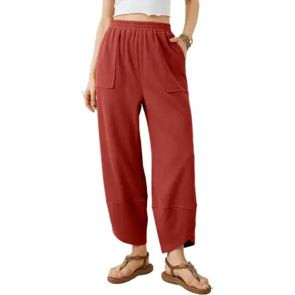 Womens Baggy Wide Leg Pants