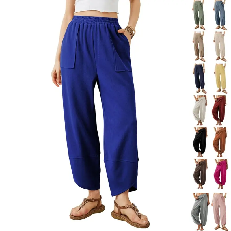 Womens Baggy Wide Leg Pants