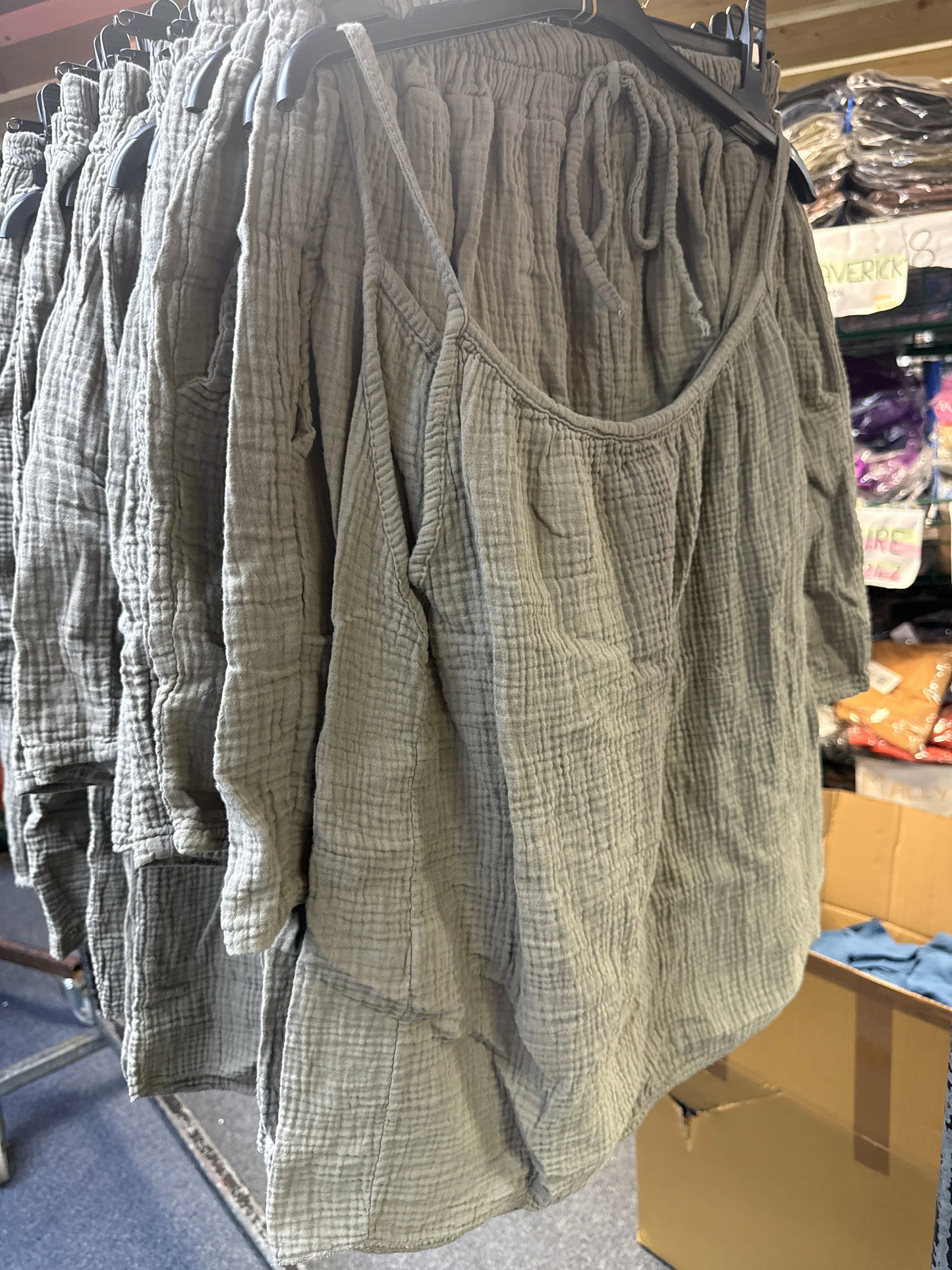 PlainCheeseclothShorts Co-OrdSet