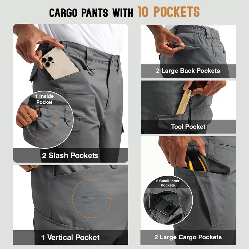 Men's Tactical Ripstop Pants