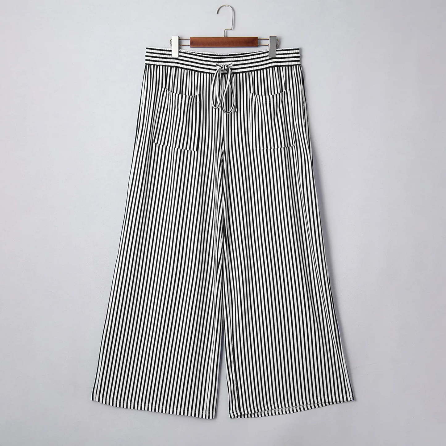 Womens Plus Size Wide Leg Pantswith Pockets