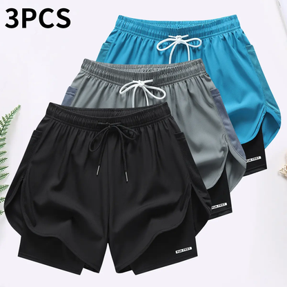 Women's Female 3-Pack 2-in-1 Running Shorts