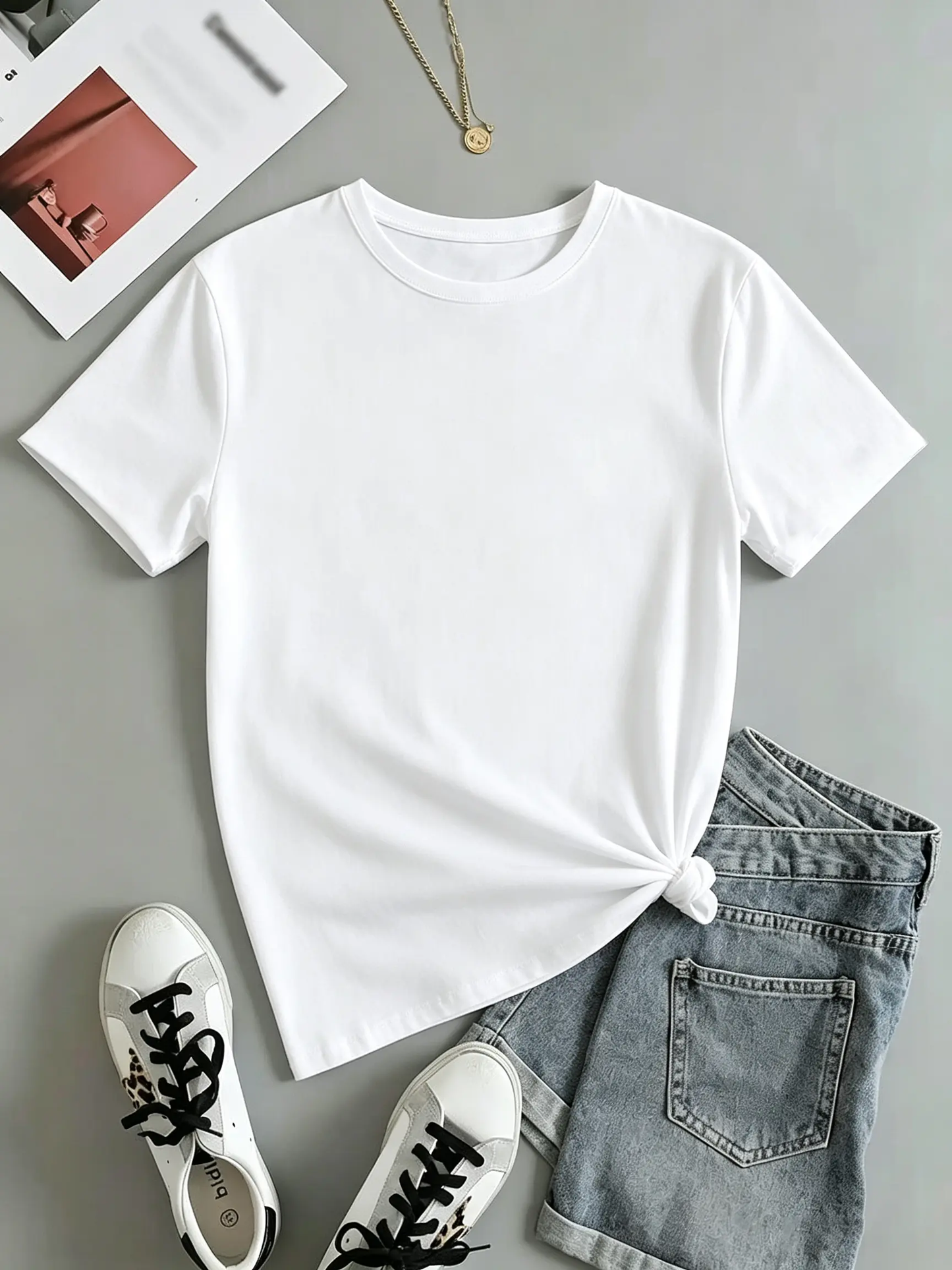 【Limited time deal】Women's Summer Undershirt Short Sleeve T-Shirt