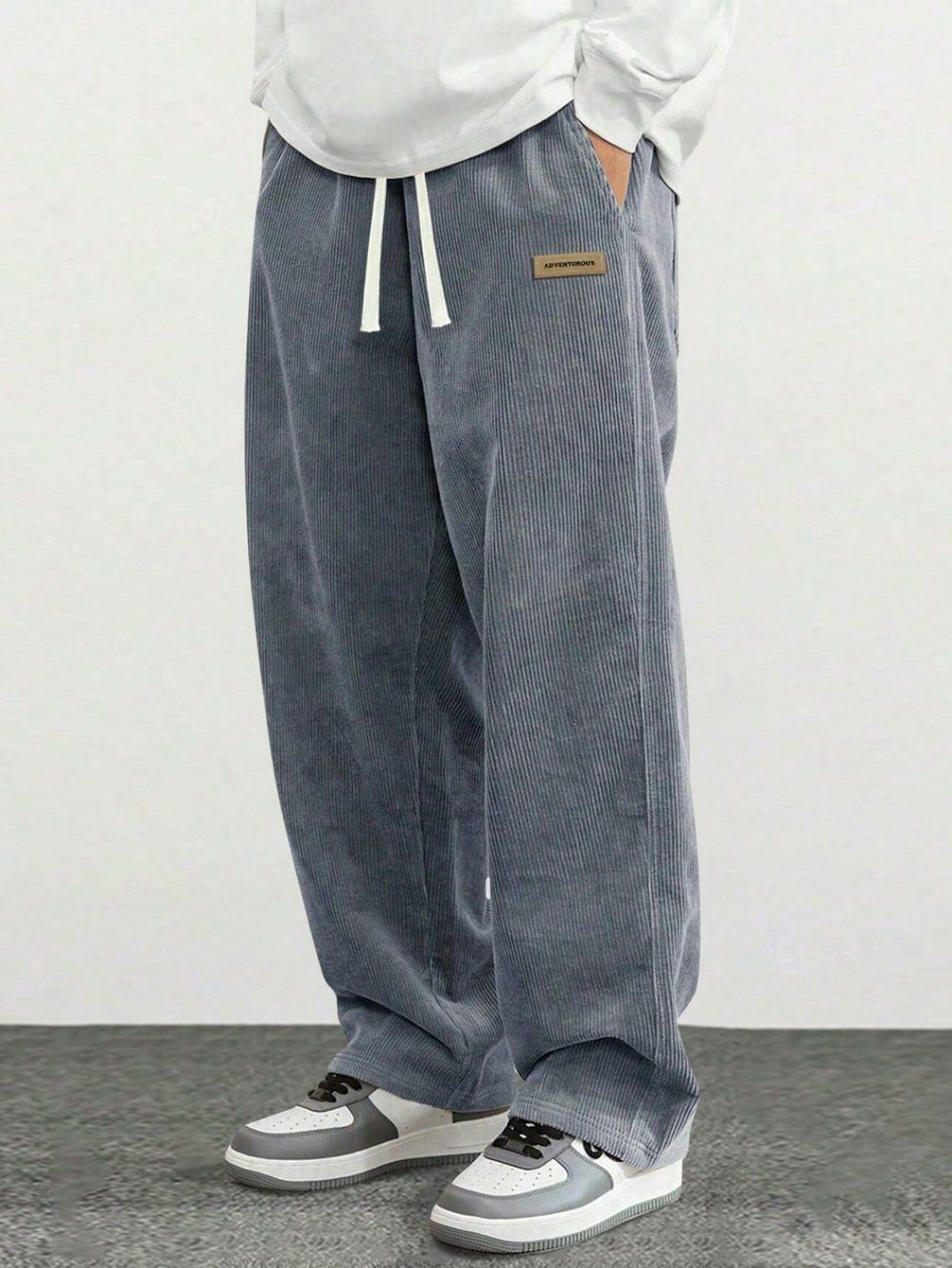 Men’s corduroy casual pants for spring and autumn