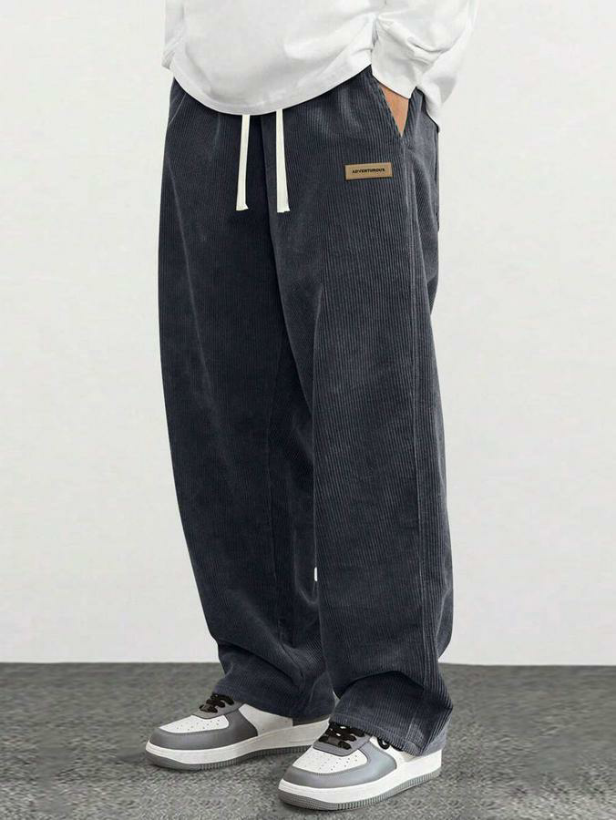 Men’s corduroy casual pants for spring and autumn