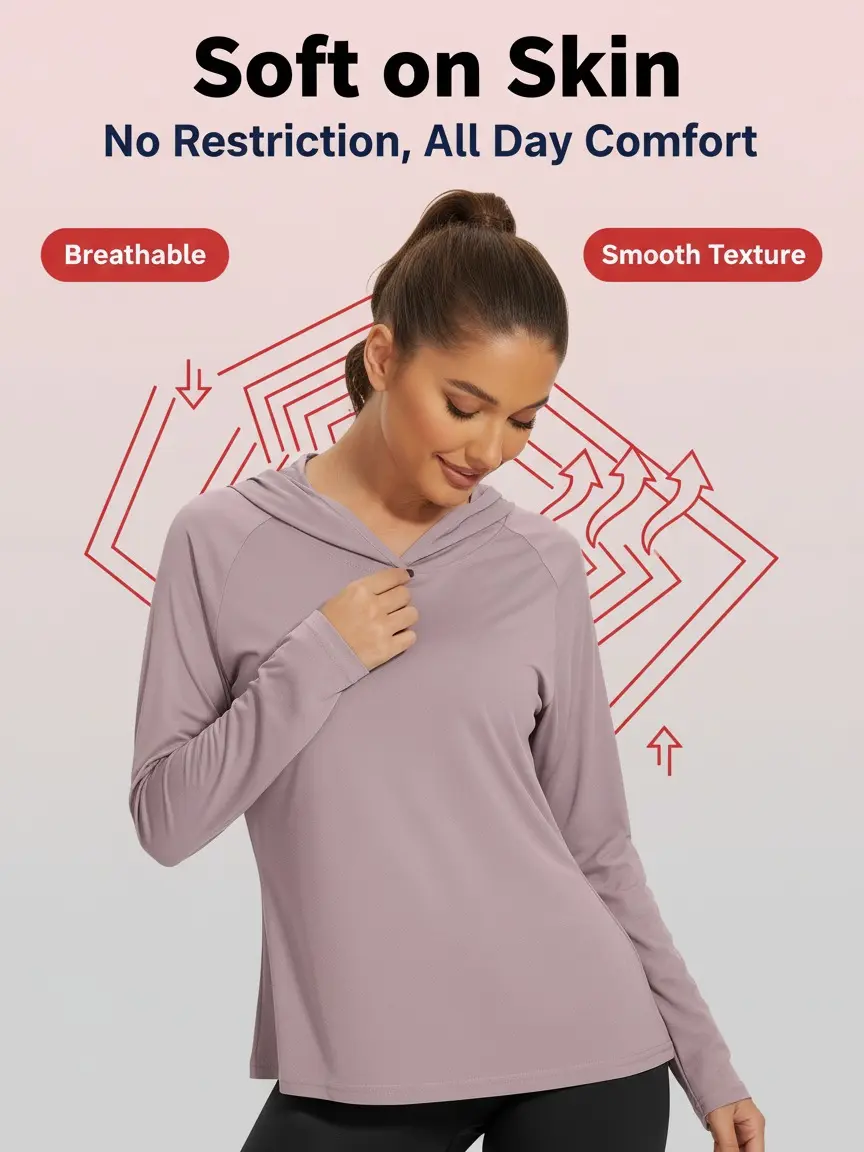 Women's 5-Piece Hoodie Set Soft Long-Sleeve T-Shirts