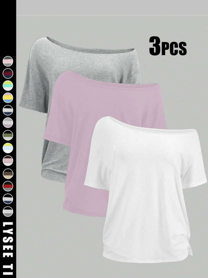 Women's Casual Loose Fit Basic T-Shirt