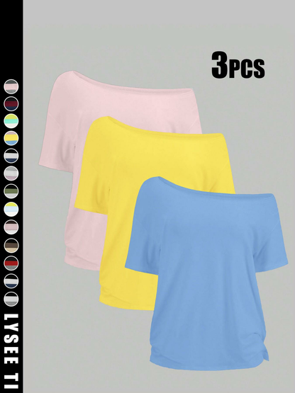 Women's Casual Loose Fit Basic T-Shirt