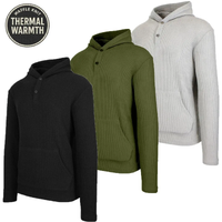 (Two Button) Black-Olive-Heather Grey