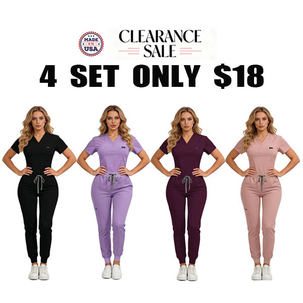 Women's Daily Wear Two-Piece Outfit, Anti-Pilling Lightweight Breathable Multi-Pocket Top & Side Pocket Jogger Pants