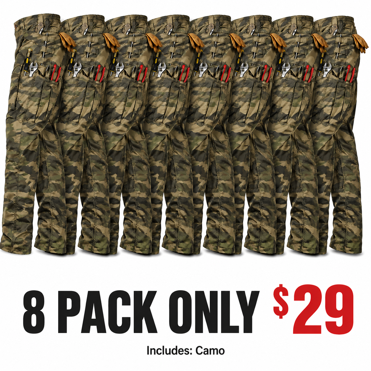 Men's Cargo Pants,Tactical Pants for Men Stretch,Durable Ripstop EDC Work Pants for Hiking