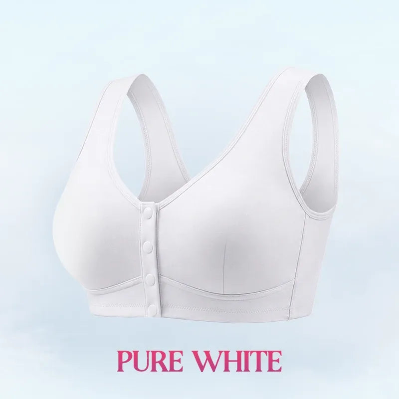 🔥Last Day💥Front Closure Breathable Cotton Lifting Bra for Seniors🔥8-Pack Only $24